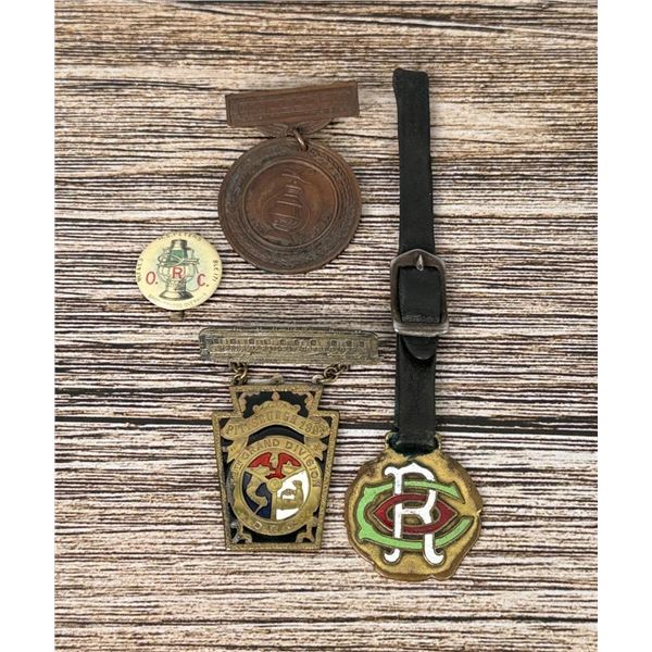 Order Of Railway Conductors Fobs and Pins