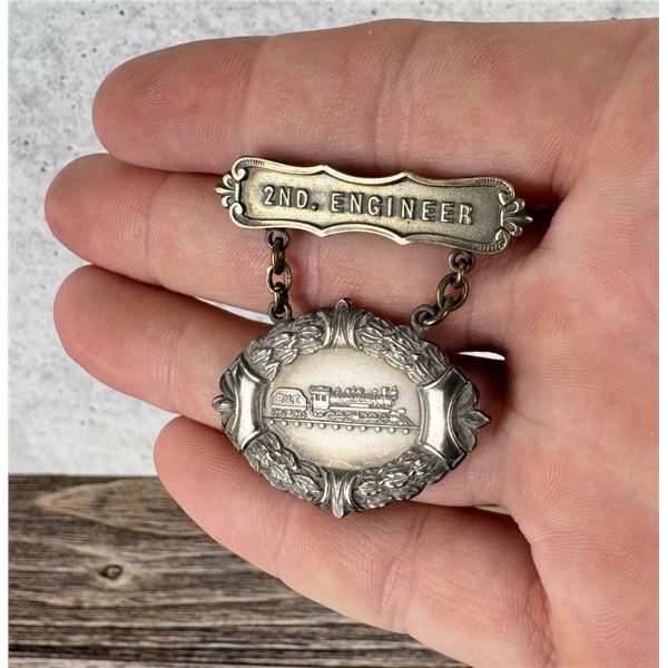 Bessemer & Lake Erie Railroad 2ND Engineer Badge