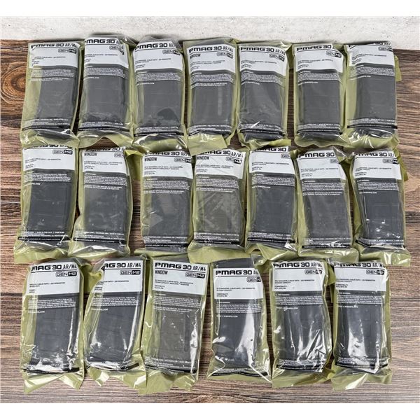 Lot of 20 New PMAG30 AR-15 30 Round Magazines