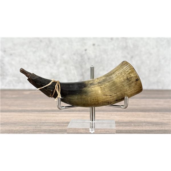 Antique Frontier Powder Horn
