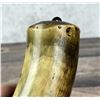 Image 8 : Antique Scrimshaw Frontier Powder Horn Flask