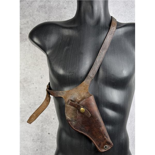 Military Leather Revolver Shoulder Holster