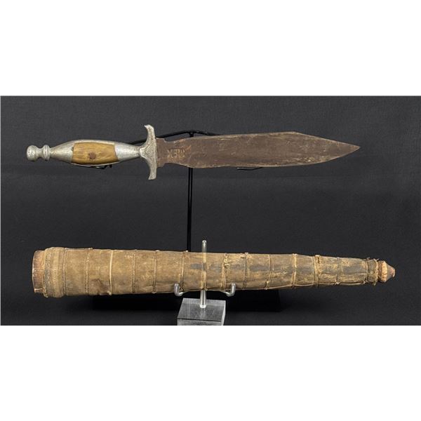 Antique Mexican Bowie Fighting Knife