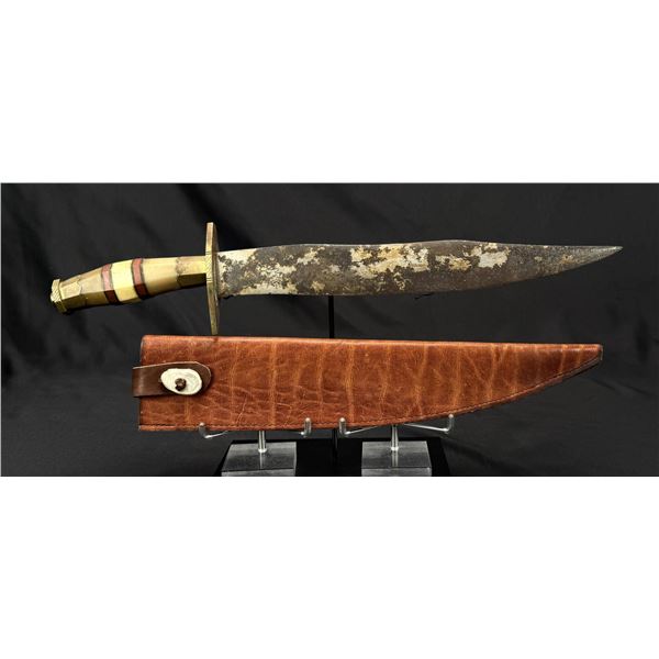 Mexican Revolution Scorpion Tip Bowie Knife