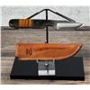 Anza USA Micarta Leather Hunting Knife