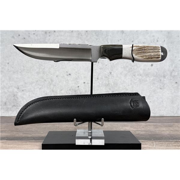 Anza USA Micarta Elk Antler Hunting Knife