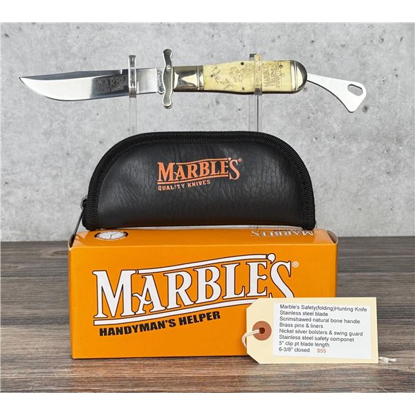 Marbles MR203 Safety Scrimshaw Knife