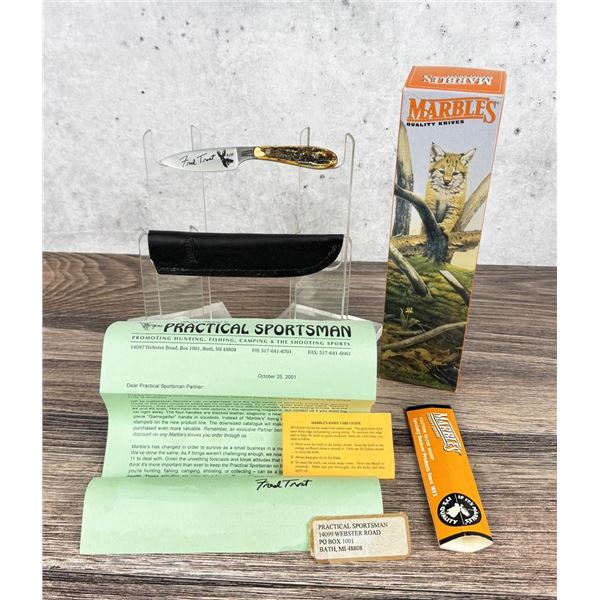 Marbles Fred Trost #150 Deweese Stag Handle Knife