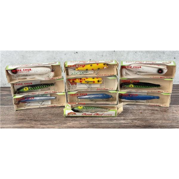 Collection of Creek Chub Fishing Lures
