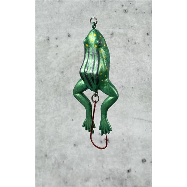 Custom Made Wood Frog Fishing Lure