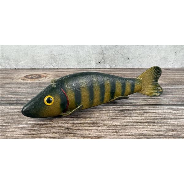 Wood Fishing Fish Spearing Decoy