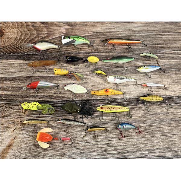Collection of Vintage Fishing Lures