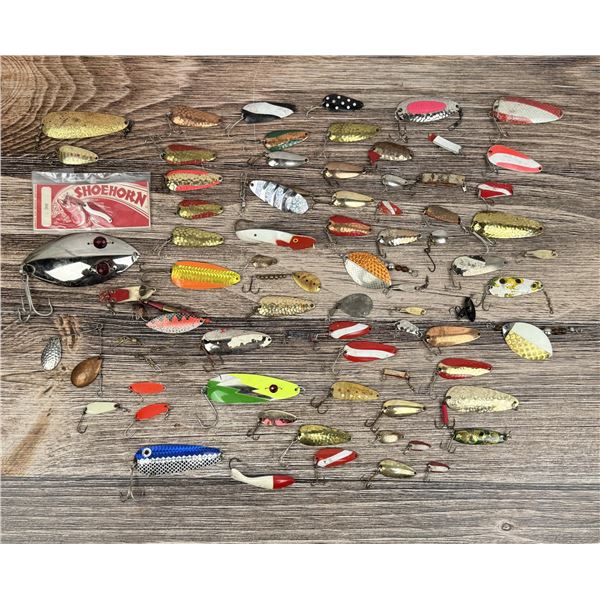 Collection of Vintage Fishing Lures Spoons