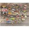 Collection of Vintage Fishing Lures Spoons
