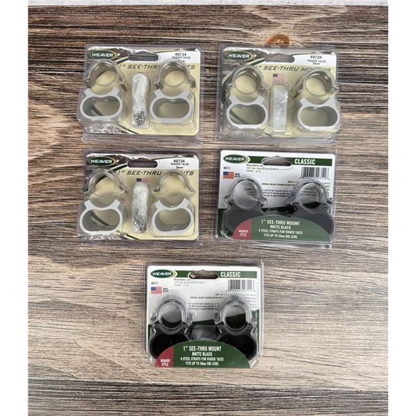 Ruger 10/22 Weaver Rifle Scope Rings