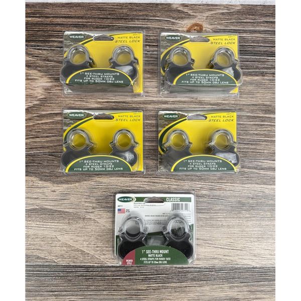 Ruger 10/22 Weaver Rifle Scope Rings