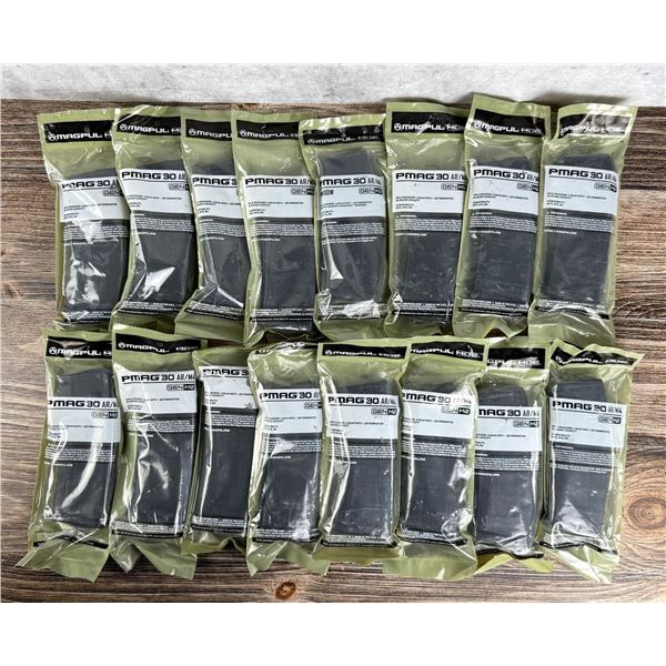 Lot of 16 New PMAG30 AR-15 30 Round Magazines