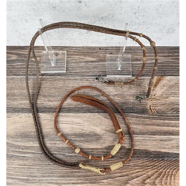 Montana Ranch Used Braided Leather Reins