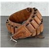Image 2 : Boer War Leather Shotgun Shell Ammo Belt Bandolier