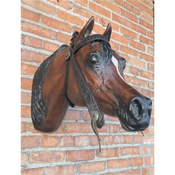 Tooled Leather Horse Headstall