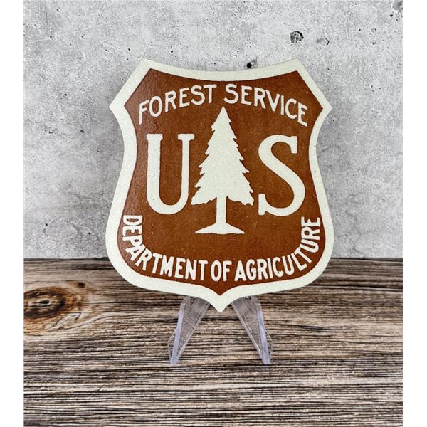 USFS US Forest Service Brown Shield Sign