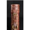 Image 4 : Red Head Tooled Leather Leg of Mutton Shotgun Case