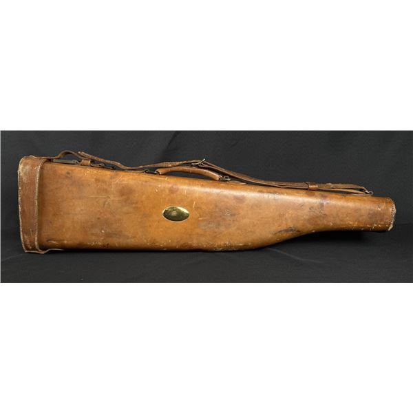 Red Head Leather Leg of Mutton Shotgun Travel Case