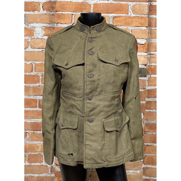 WWI WW1 Named 32nd Infantry US Army Uniform Jacket