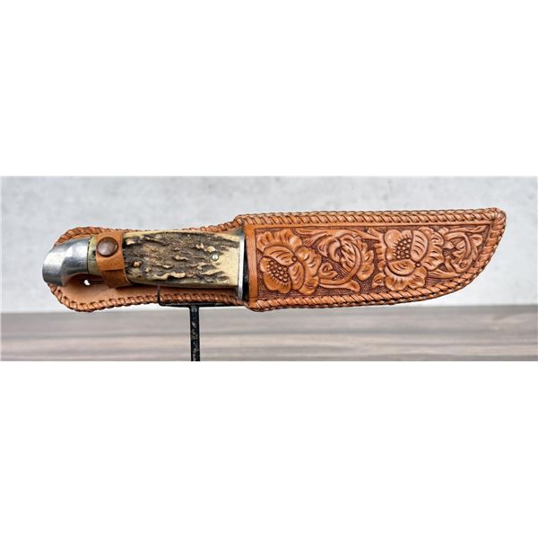 Kinfolks Stag Handle Hunting Knife