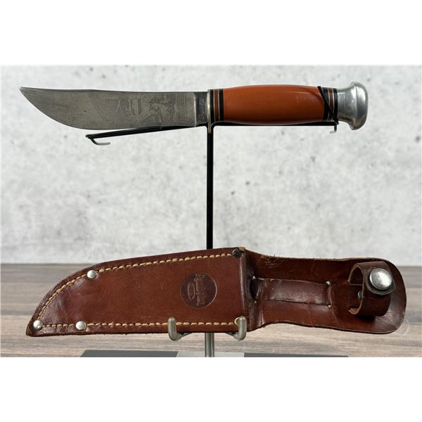 Remington RH 72P Etched Blade Hunting Knife