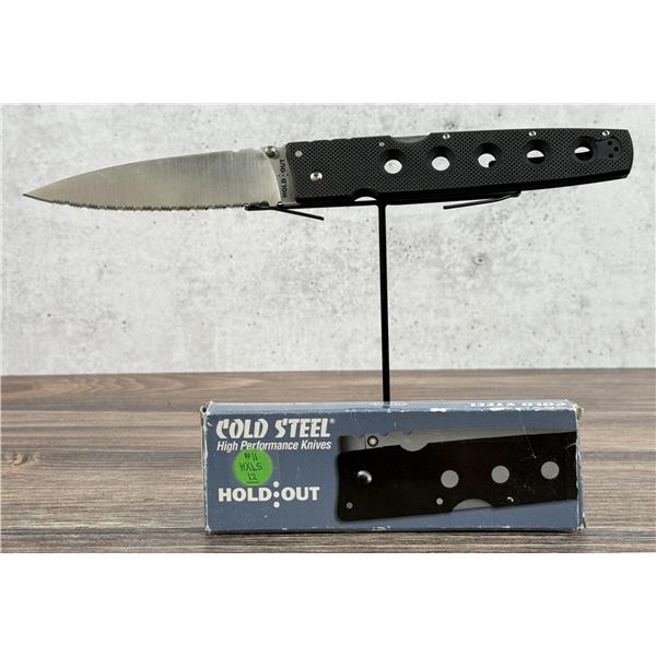 Cold Steel Hold Out I Serrated Pocket Knife