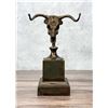 Image 1 : Colt Pistol Steer Skull Display Spur Rack Stand