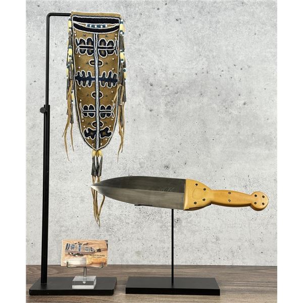 Walter Kneubuhler Custom Made Crow Stabber Knife