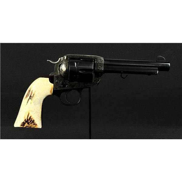 Ruger Vaquero .45 Bisley Revolver Stag Grips