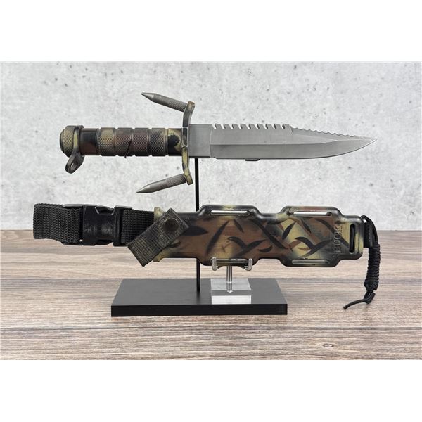 Buck 184 Buckmaster 1st Version Camo Knife