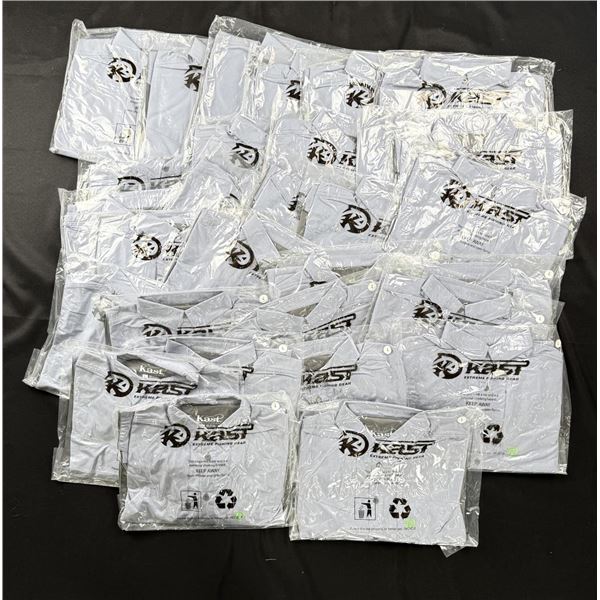 Kast Gear Fly Fishing Blue Guide Shirts Large