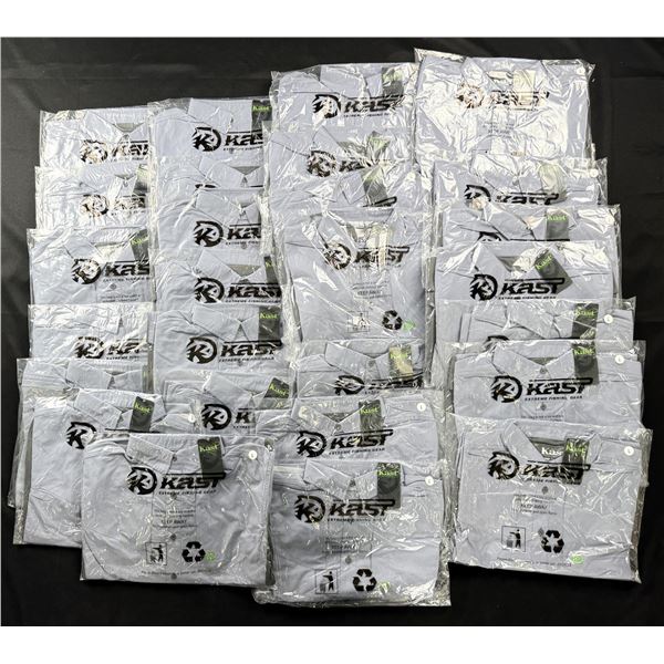 Kast Gear Fly Fishing Blue Guide Shirts Large