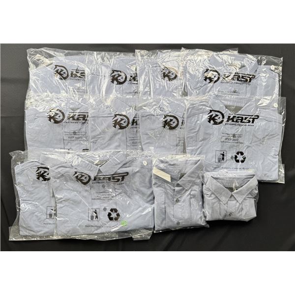 Kast Gear Fly Fishing Blue Guide Shirts Large