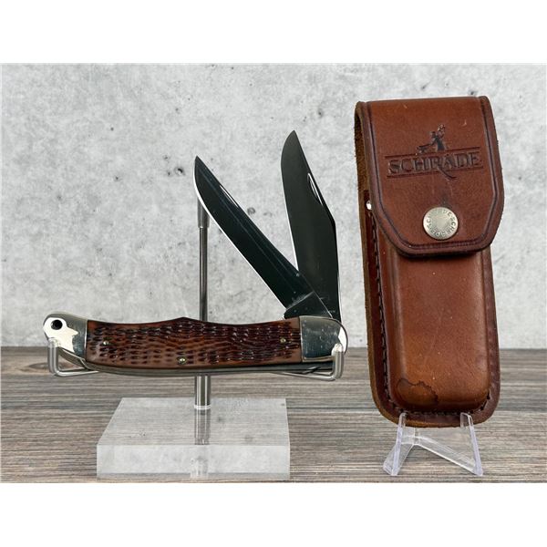 Schrade Walden 225H Folding Hunter Knife USA