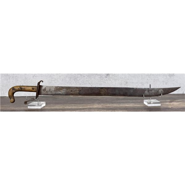 Spanish Colonial Espadas Anchas Horn Handle Sword