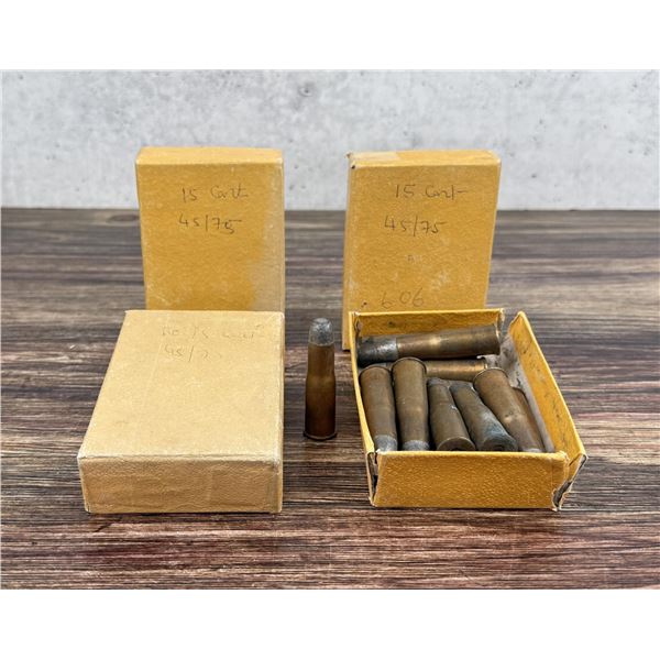 45 Rounds Of Winchester .45-75 Ammo