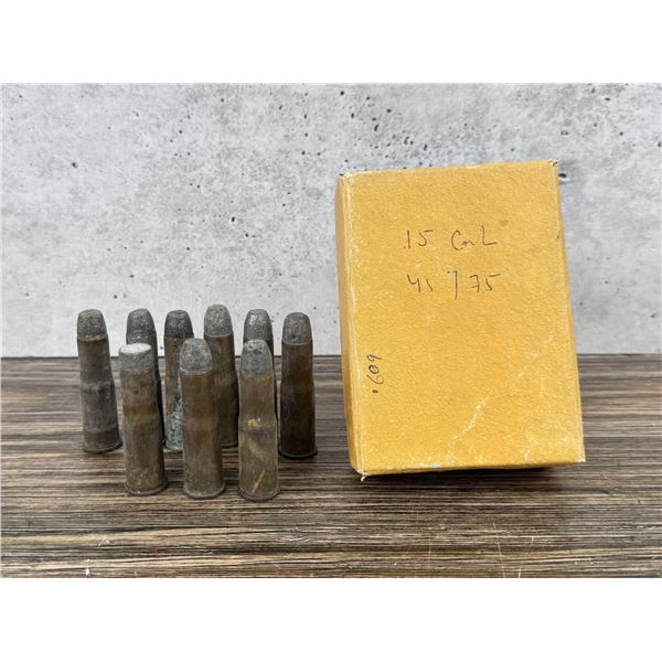 9 Rounds Of Winchester .45-75 Ammo