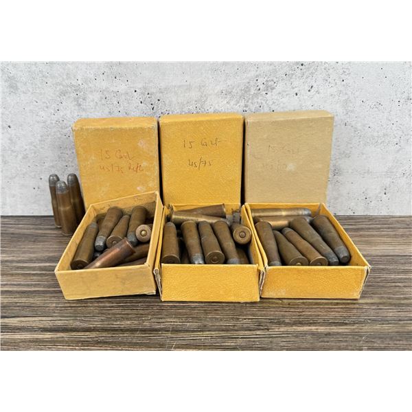 45 Rounds Of Winchester .45-75 Ammo