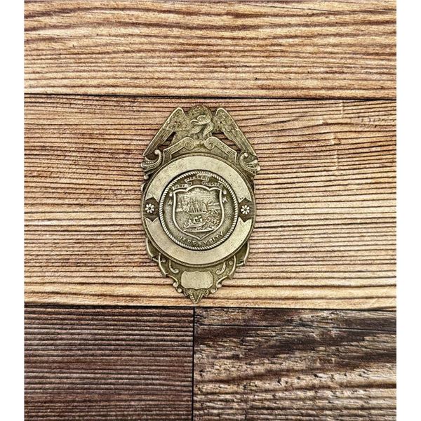 Early Jersey City New Jersey Police Badge