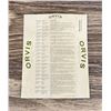 Image 3 : Orvis Fly Fishing Fly Sample Card