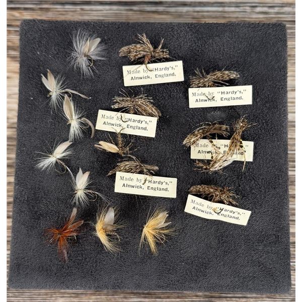 Group of Hardy's Trout Fishing Flies