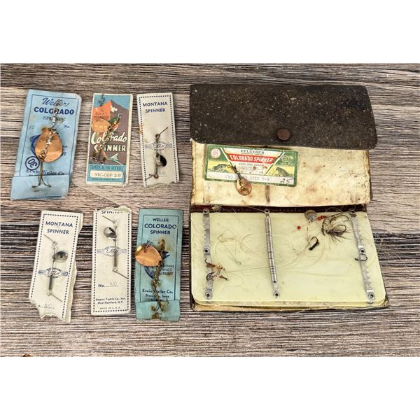 Group of Montana Spinner Lures and Trout Flies