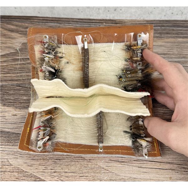 Wallet of Montana Trout Fishing Flies