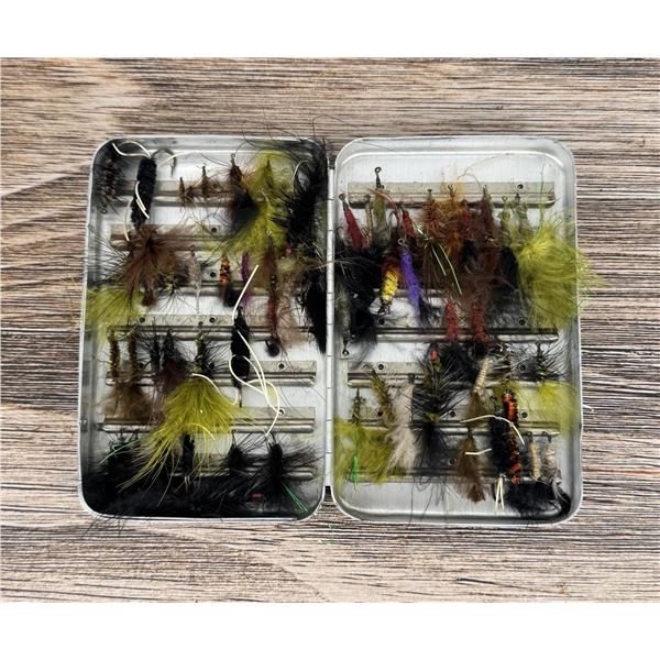 Perrine Fly Box with Montana Trout Flies