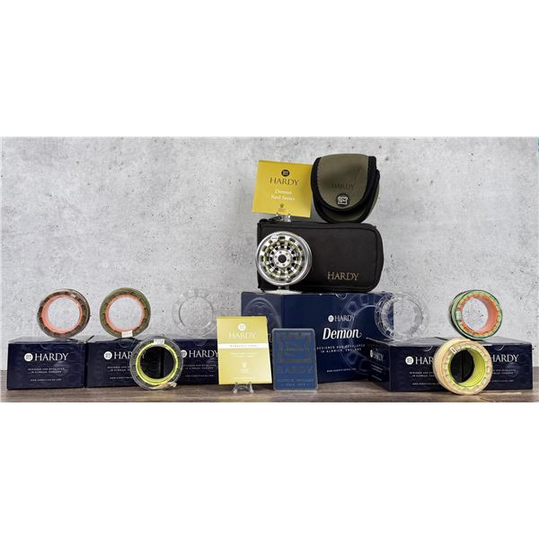 Hardy Demon 3000 Fly Fishing Reel and Extra Spools